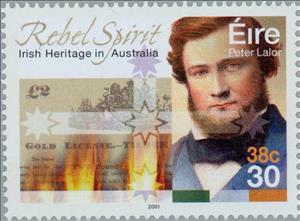 Stamp, Rebel Spirit - Peter Lalor, Ireland,  , Metalworking