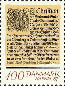 Stamp, Statute on Postmen, Denmark,  , Philatelic Exhibitions, Expositions, Documents, Philately