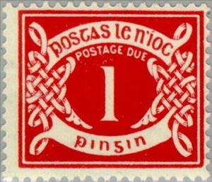 Stamp, Postage Due, Ireland,  , Numbers