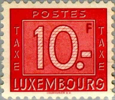 Numerals - Postage Due