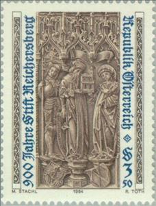 Stamp, Memorial stone (15th Cty.), Austria,  , Monasteries, Stones, Carving Items