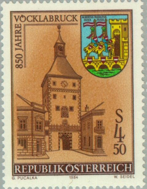 City of Vöcklabruck, 850th anniv.