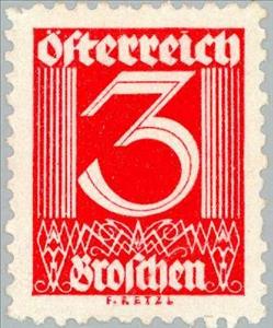 Stamp, Numerals, Austria,  , Numbers