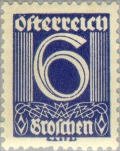 Stamp, Numerals, Austria,  , Numbers
