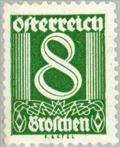 Stamp, Numerals, Austria,  , Numbers