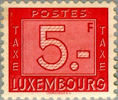 Numerals - Postage Due