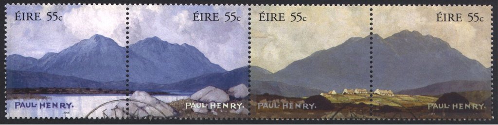50th death's anniversary of painter Paul Henry, strip of fou
