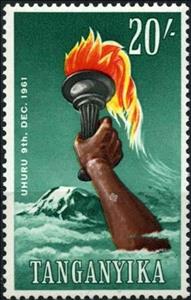 Stamp, Torch, Tanganyika,  , Torchs