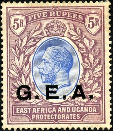 Overprinted G.E.A.