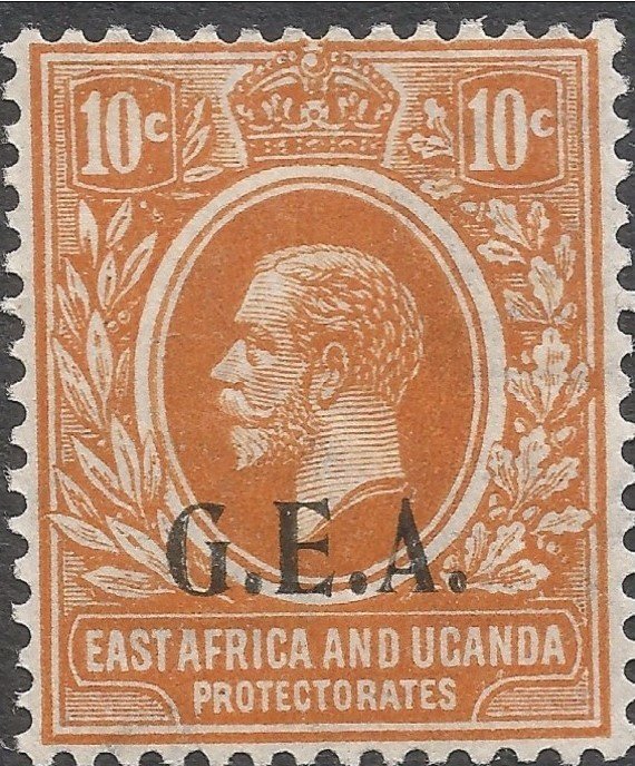 Overprinted G.E.A.