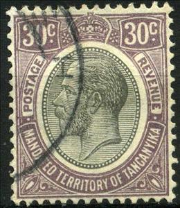 Stamp, Issues of Tanganyika, Tanganyika,  , Heads of State, Kings