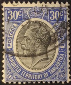 Stamp, Issues of Tanganyika, Tanganyika,  , Heads of State, Kings