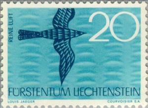 Stamp, Nature preservation, Liechtenstein,  , Birds, Environment Protection, Animals (Fauna)