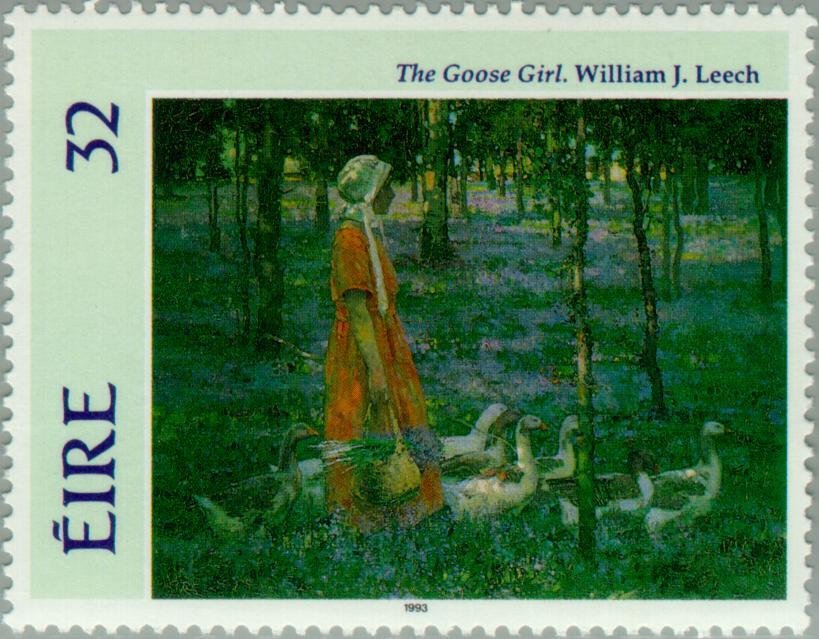 The Goose Girl.  William J. Leech