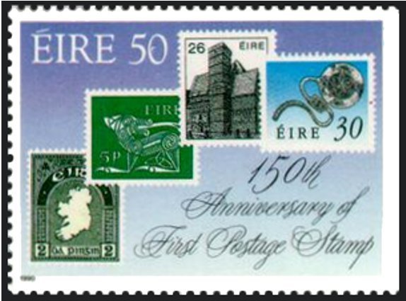 150th Anniversary of First Postage Stamp