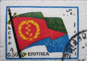 Stamp, National Flag, Eritrea,  , Flags