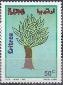 Tree with country names on branches