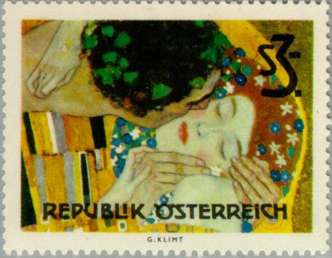 "The Kiss", painting by Gustav Klimt