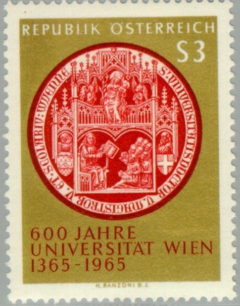 Oldest big seal of Vienna University