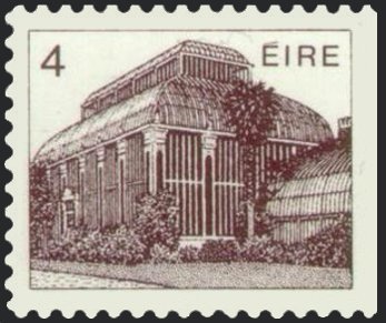 Stamp, Greenhouse (19th Cty.) Botanic Gardens, Dublin, Ireland,  , Architecture, Gardens
