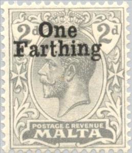 Stamp, Overprint, Malta,  