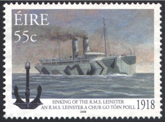 Sinking of the R.M.S. Leinster 1918