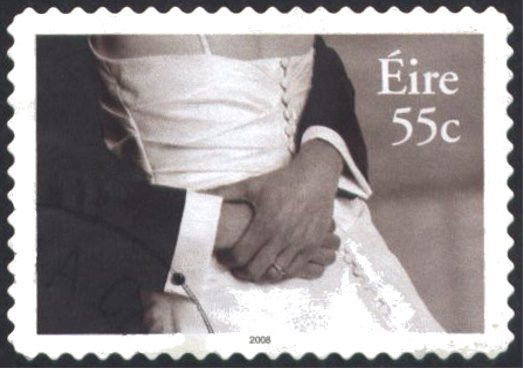 Bride and Groom Embracing