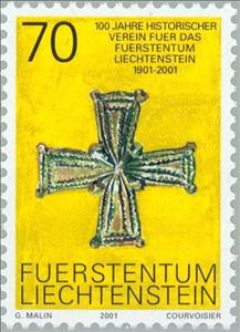 Stamp, Historical Society, Liechtenstein,  