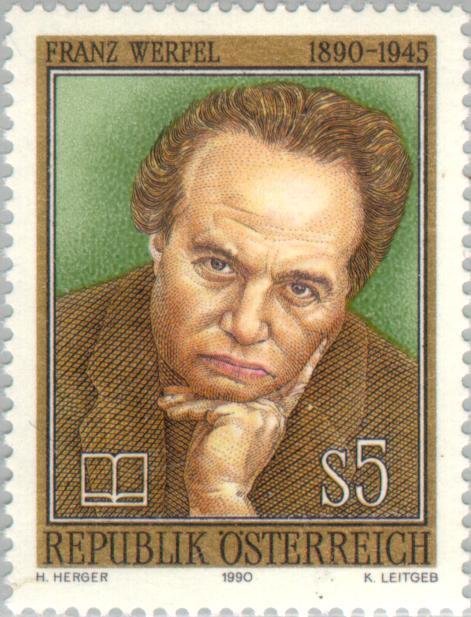 Franz Werfel (1890-1945) novelist, poet & playwright