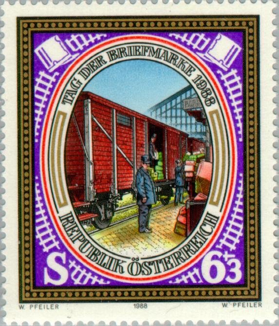 Railway mail wagon
