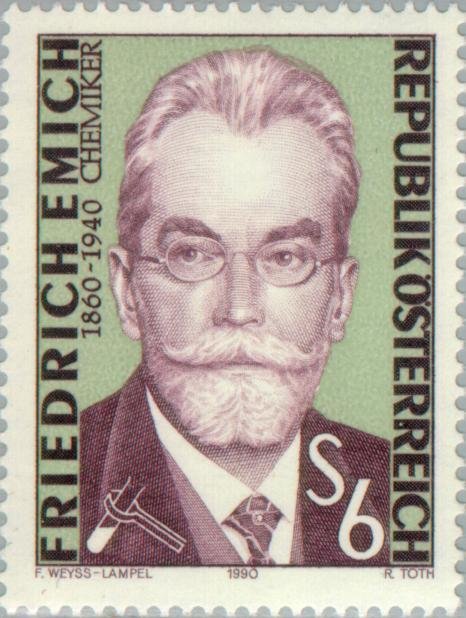 Friedrich Emich (1860-1940) chemist, Nobel Prize 1923