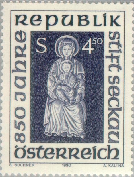 Seckau-miraculous image of the Virgin Mary, relief