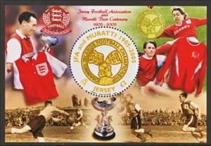 Souvenir Sheet, Jersey F A Minisheet, Jersey,  