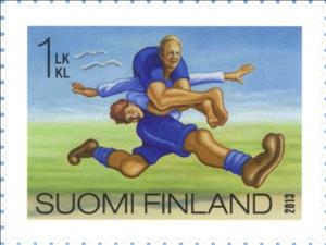 Stamp, Wife Carrying, Finland,  