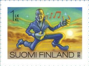 Stamp, Air Guitar, Finland,  