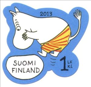 Stamp, Moomintroll, Finland,  , Cartoons, Comics, Fairy Tales