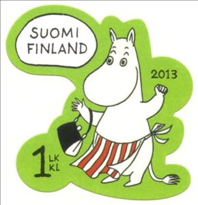 Stamp, Moominmamma, Finland,  , Cartoons, Comics, Fairy Tales