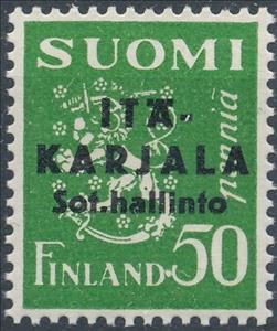 Stamp, Overprint, Finland,  