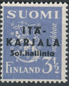 Stamp, Overprint, Finland,  