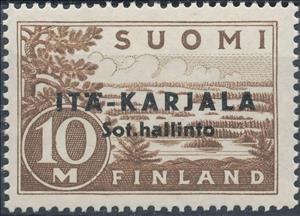 Stamp, Overprint, Finland,  