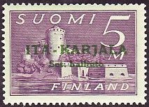 Stamp, Overprint, Finland,  