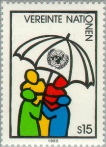 Stamp, Symbols U.N.O., UNO Vienna,  , U.N.O.