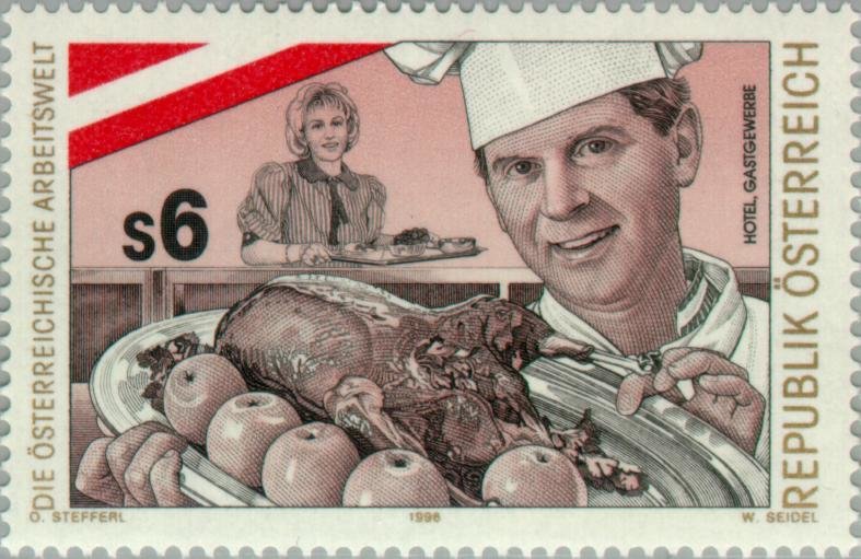 Cook and waitress