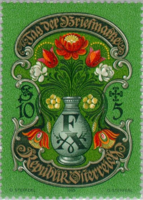 Stamp Day - letters "F" and "A"