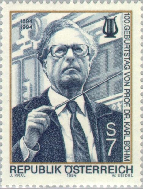 Karl Böhm, 100th birthday