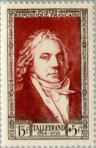 Stamp, Talleyrand (1754-1838), France,  , Diplomates