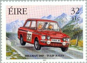 Stamp, Hillman Imp - Tulip Rally, Ireland,  , Vehicles, Sport, Cars, Motor Racing