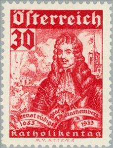 Stamp, Count E.R. von Starhemberg, by Nicolas Vischer, Austria,  , Paintings