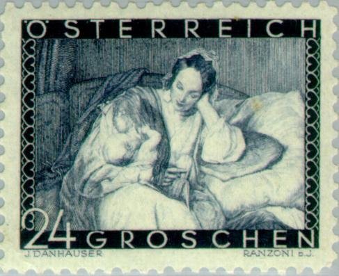 "Mother & Child" by J. Danhauser