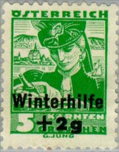 Stamp, Girl from Glantal, Carinthia, Austria,  , Folklore, Suits and Costumes